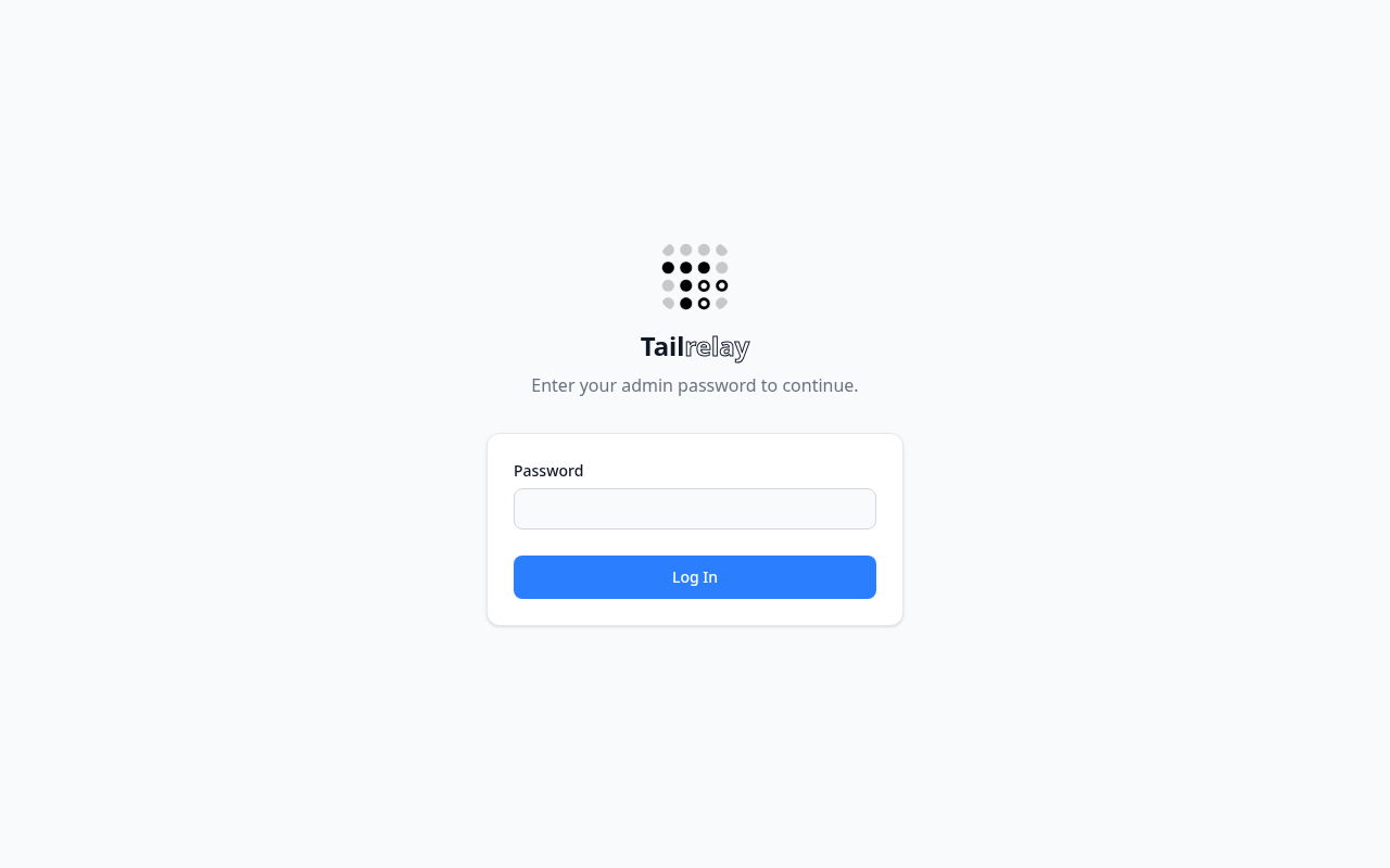 Login light desktop